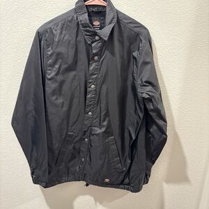 Dickies Black Lightweight Shirt Jacket